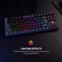 Fantech SUMI Edition MK876V2 - ATOM87, Pro Wired Mechanical Keyboard with RGB Lighting Black Red switch
