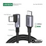 Ugreen Cable Usb-C To Angled Usb-C Pd60W Fast Charge & Data 3M 80714