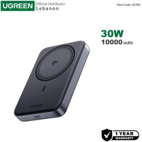 UGREEN 10000mAh MagSafe Qi2 Wireless Power Bank – 30W Fast Charging - PB761 45763