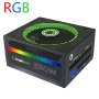 Gamemax Power Supply 550W Full Modular RGB 14Cm Fan 80 plus Gold RGB-550